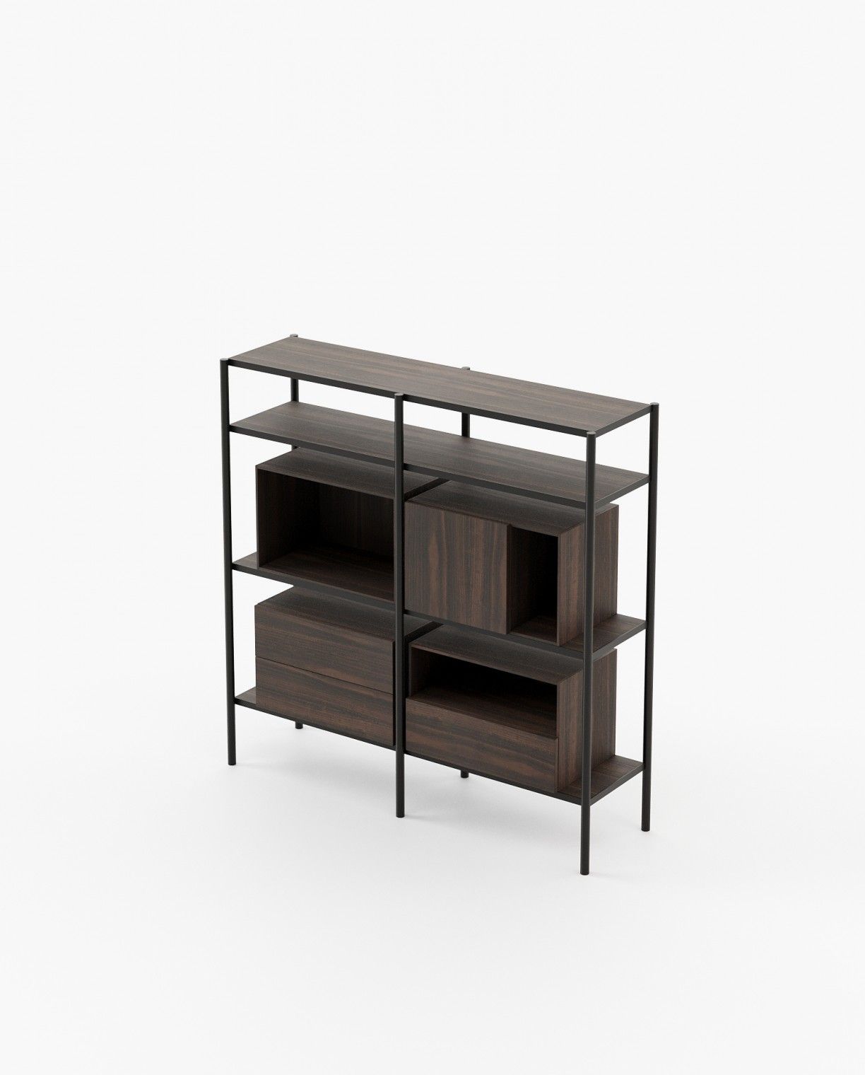 Laskasas BYLOT Bookcase & Shelving Smoked Eucalyptus Veneer Matte - Araco Interiors
