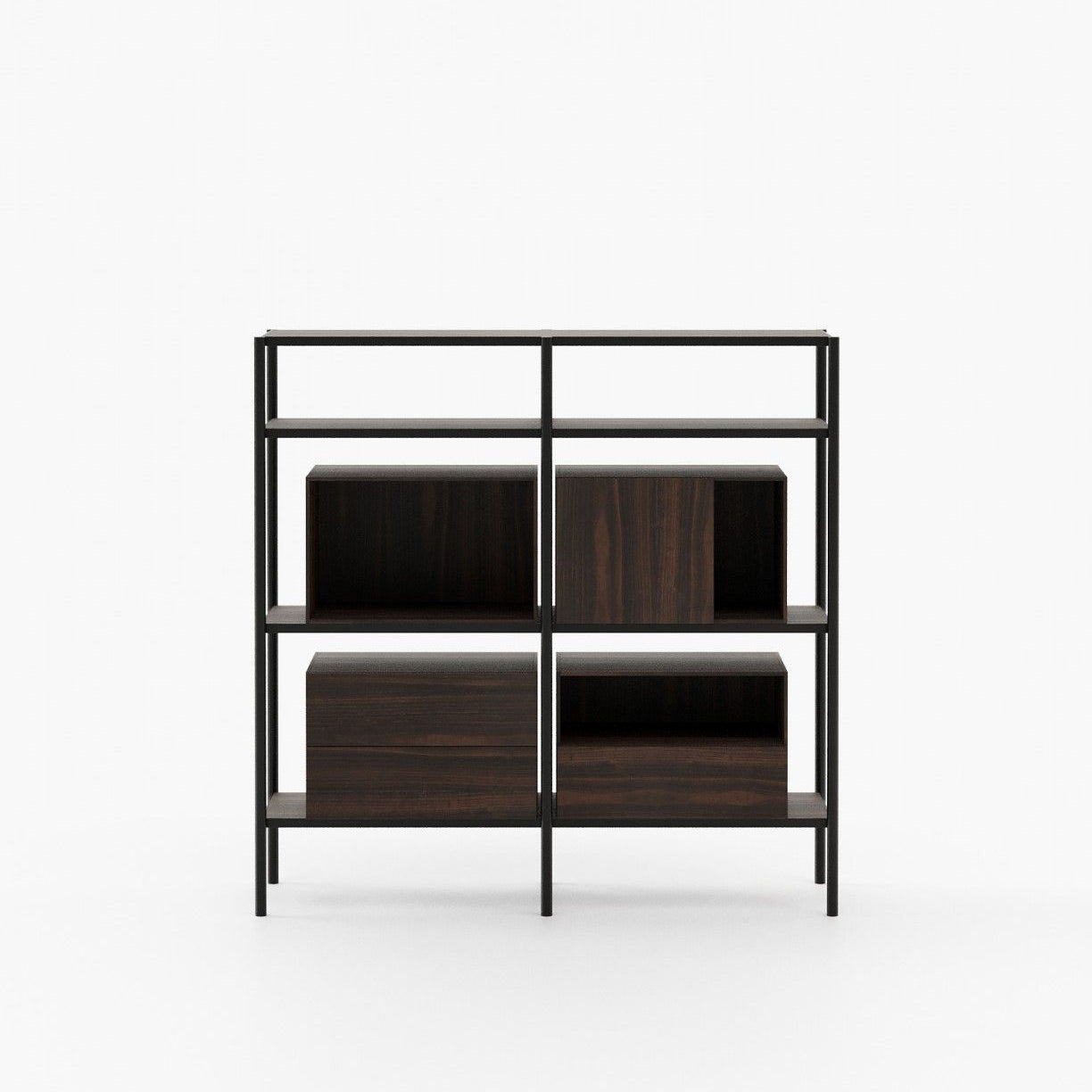 Laskasas BYLOT Bookcase & Shelving Smoked Eucalyptus Veneer Matte - Araco Interiors