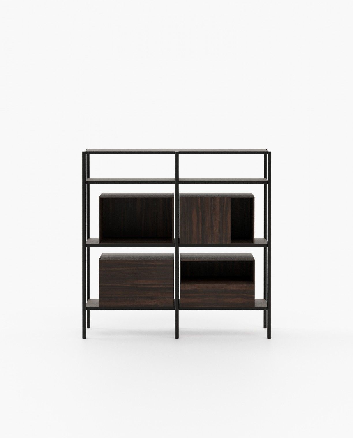 Laskasas BYLOT Bookcase & Shelving Smoked Eucalyptus Veneer Matte - Araco Interiors