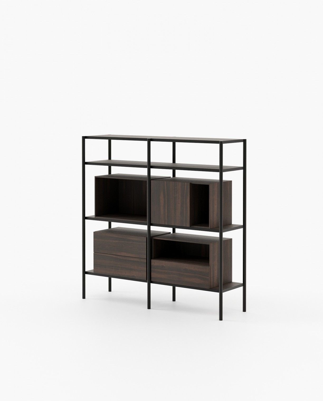 Laskasas BYLOT Bookcase & Shelving Smoked Eucalyptus Veneer Matte - Araco Interiors
