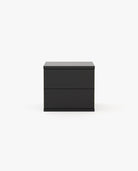 Laskasas CAIRO Bedside Cabinet & Table Black Lacquer Matte - Araco Interiors