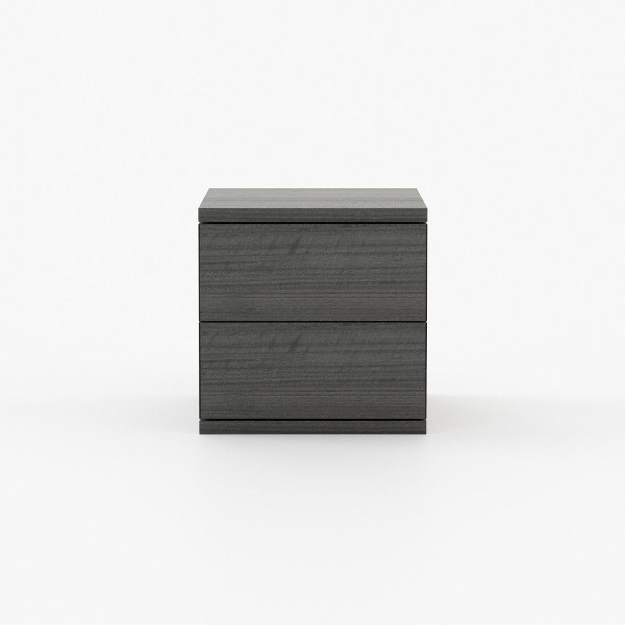 Laskasas CAIRO Bedside Cabinet & Table Grey Eucalyptus Veneer Matte - Araco Interiors