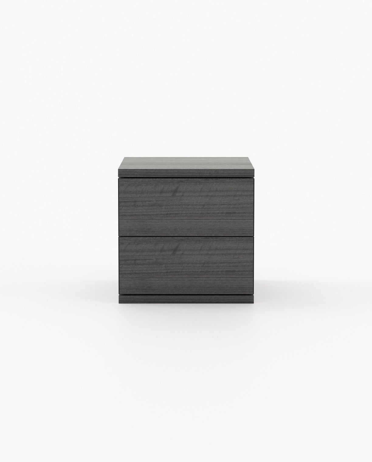Laskasas CAIRO Bedside Cabinet & Table Grey Eucalyptus Veneer Matte - Araco Interiors