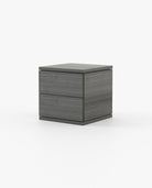 Laskasas CAIRO Bedside Cabinet & Table Grey Eucalyptus Veneer Matte - Araco Interiors
