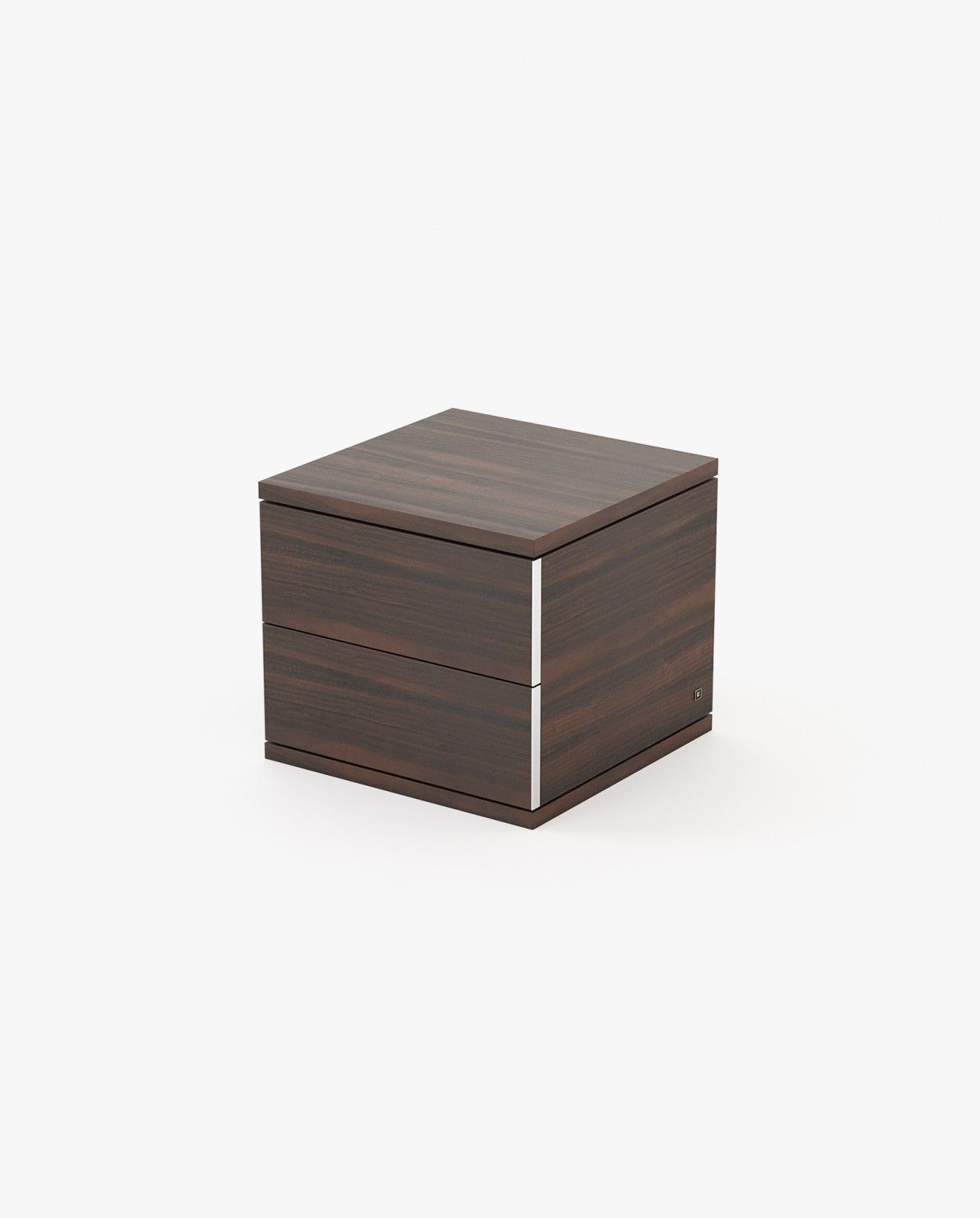 Laskasas CAIRO Bedside Cabinet & Table Smoked Eucalyptus Veneer Matte - Araco Interiors