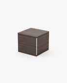 Laskasas CAIRO Bedside Cabinet & Table Smoked Eucalyptus Veneer Matte - Araco Interiors