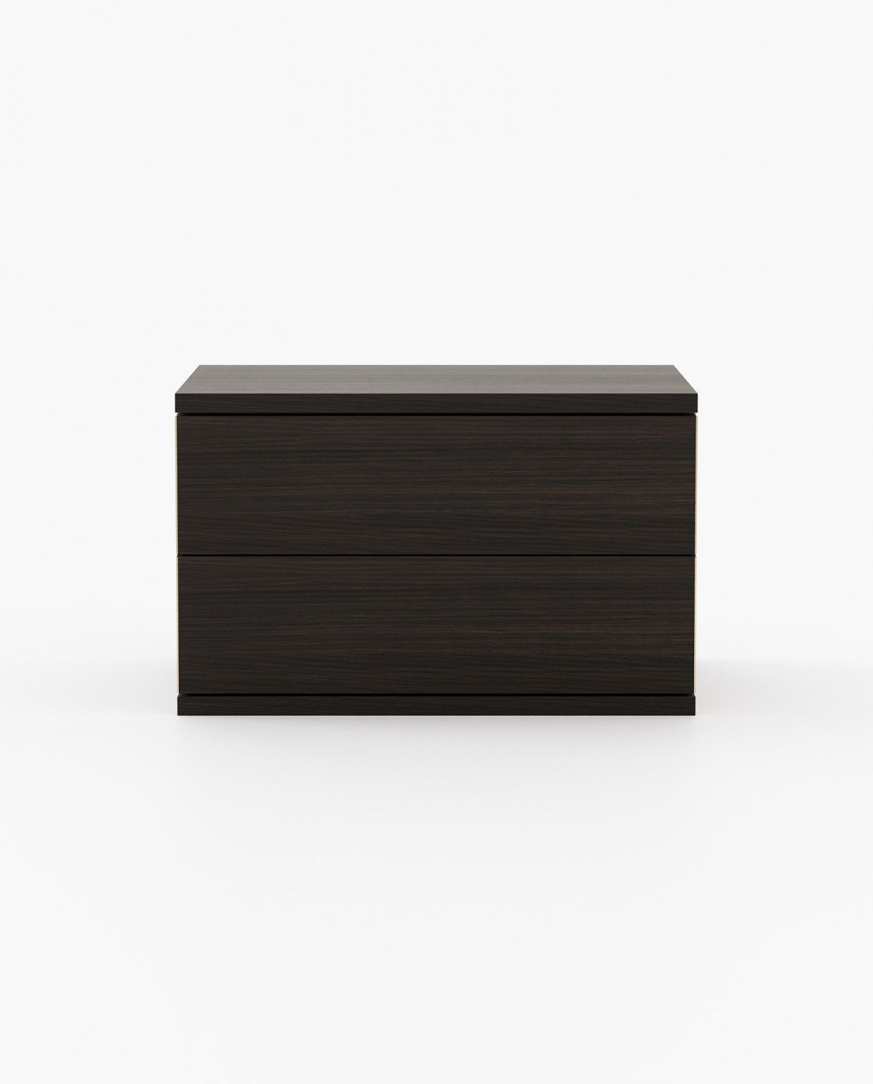 Laskasas CAIRO Bedside Cabinet & Table Smoked Oak Veneer Matte - Araco Interiors