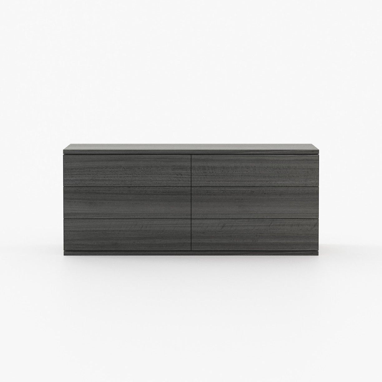 Laskasas CAIRO Set of 6 Chest of Drawers Grey Eucalyptus Veneer Matte - Araco Interiors