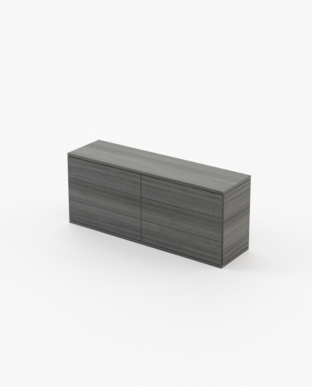 Laskasas CAIRO Set of 6 Chest of Drawers Grey Eucalyptus Veneer Matte - Araco Interiors