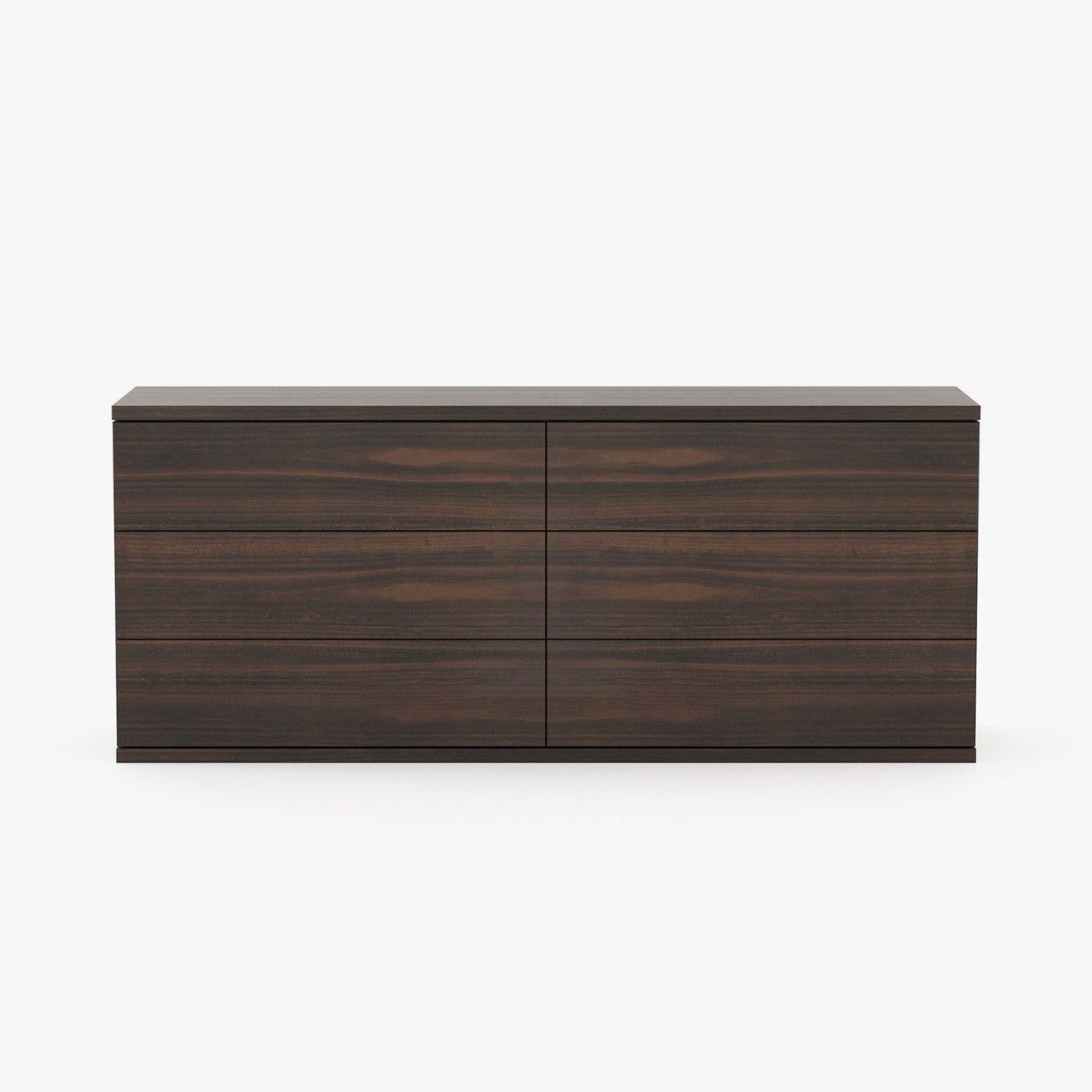 Laskasas CAIRO Set of 6 Chest of Drawers Smoked Eucalyptus Veneer Matte - Araco Interiors