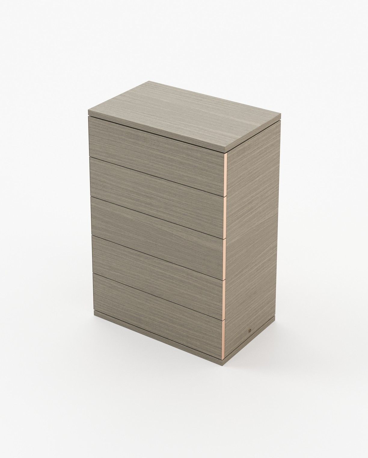 Laskasas CAIRO Tallboy Chest of Drawers Aged Oak Veneer Matte - Araco Interiors