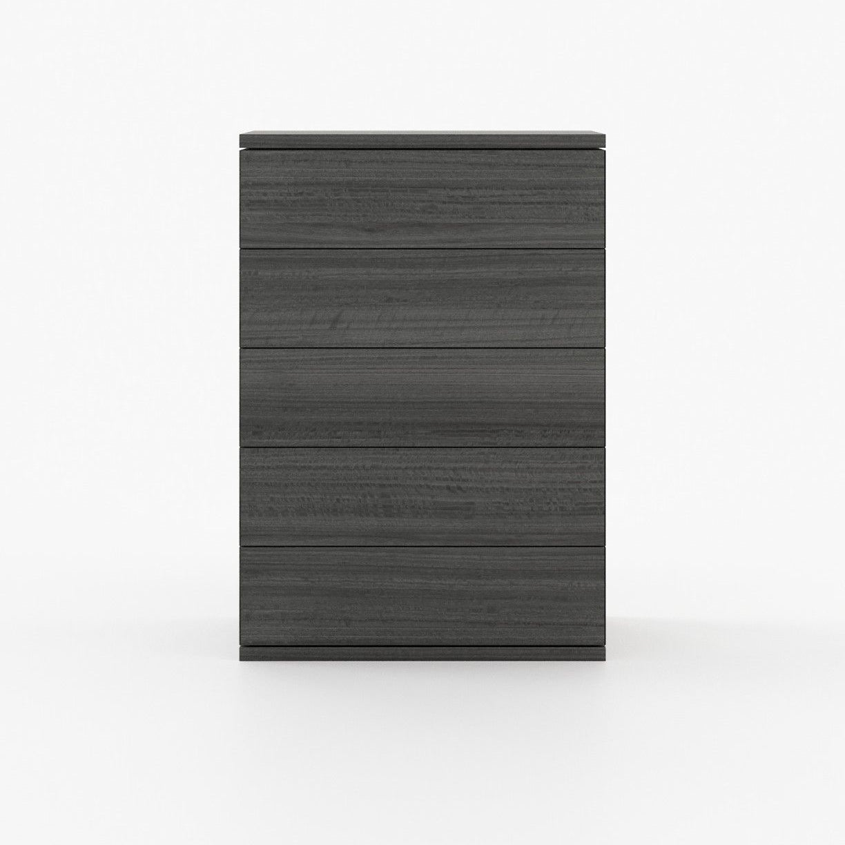 Laskasas CAIRO Tallboy Chest of Drawers Grey Eucalyptus Veneer Matte - Araco Interiors