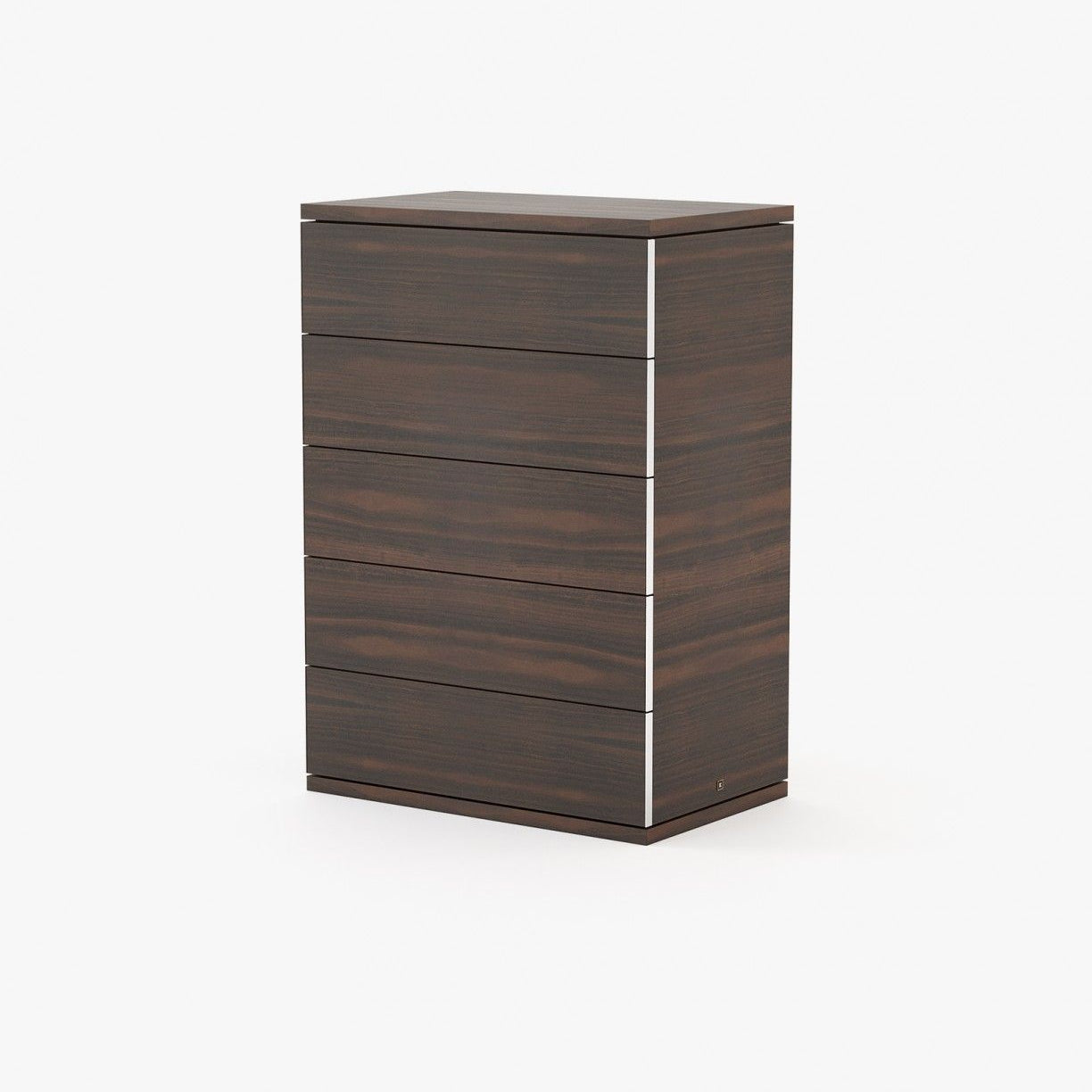 Laskasas CAIRO Tallboy Chest of Drawers Smoked Eucalyptus Veneer Matte - Araco Interiors