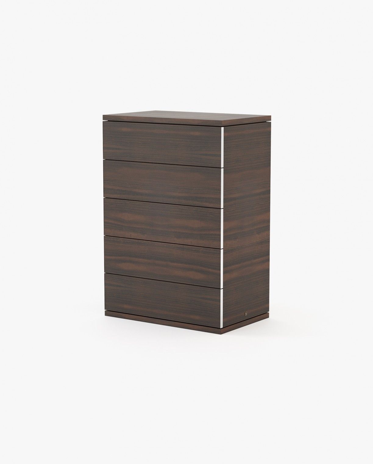 Laskasas CAIRO Tallboy Chest of Drawers Smoked Eucalyptus Veneer Matte - Araco Interiors