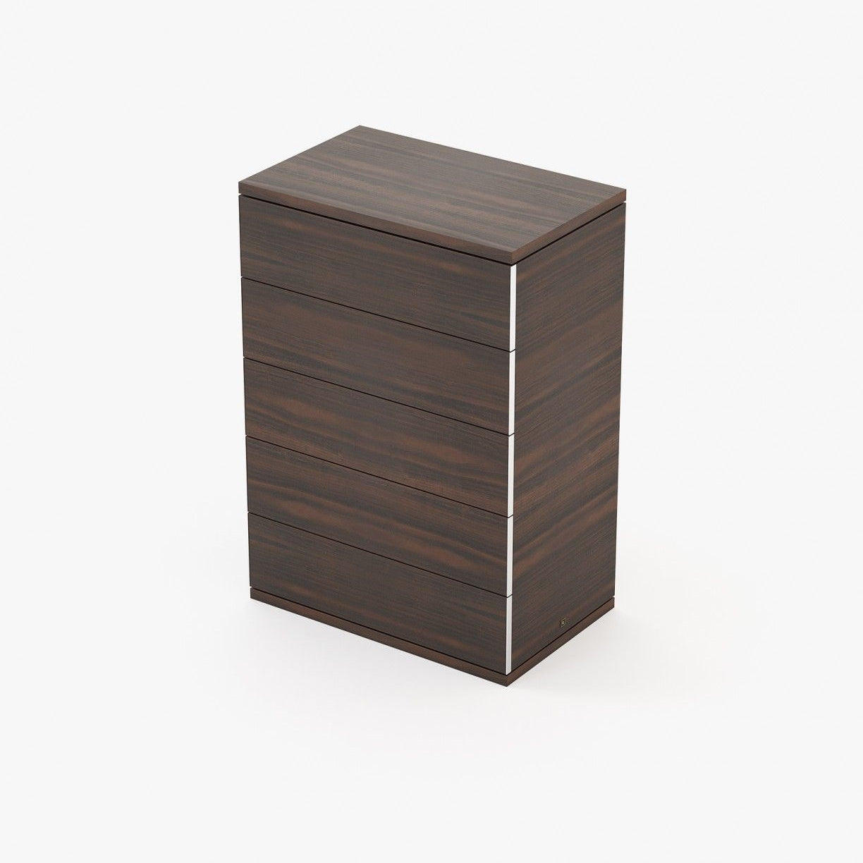 Laskasas CAIRO Tallboy Chest of Drawers Smoked Eucalyptus Veneer Matte - Araco Interiors