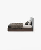 Laskasas CANTÃO Bed & Headboard Vienna Anthracite - Araco Interiors