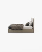 Laskasas CANTÃO Bed & Headboard Vienna Khaki - Araco Interiors