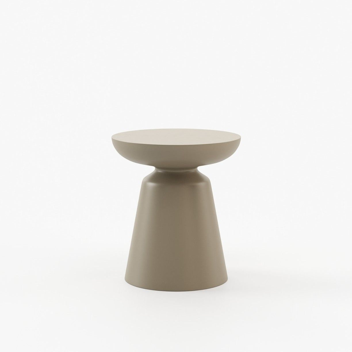 Laskasas CAP Nest & Side Table Beige Grey Lacquer Matte - Araco Interiors