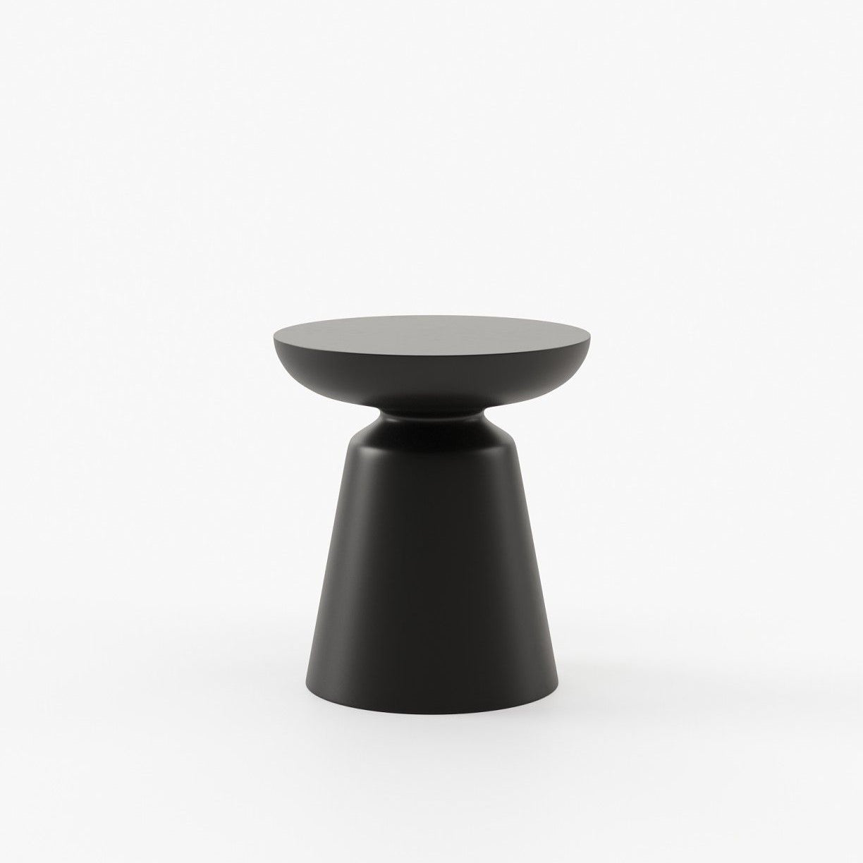 Laskasas CAP Nest & Side Table Black Lacquer Matte - Araco Interiors