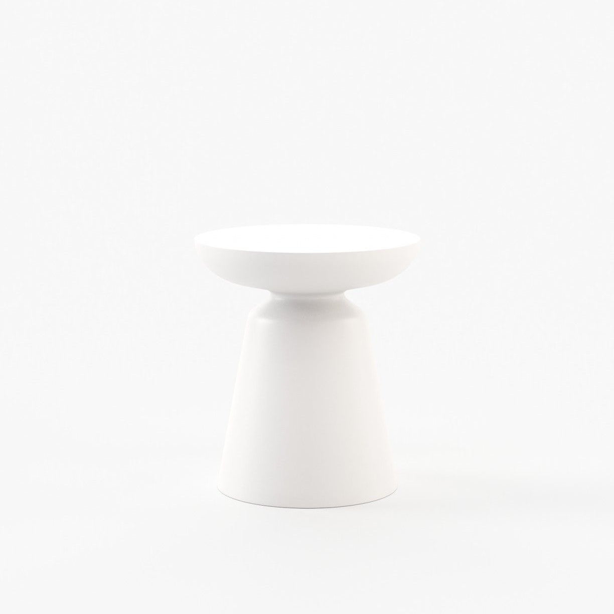 Laskasas CAP Nest & Side Table White Lacquer Matte - Araco Interiors
