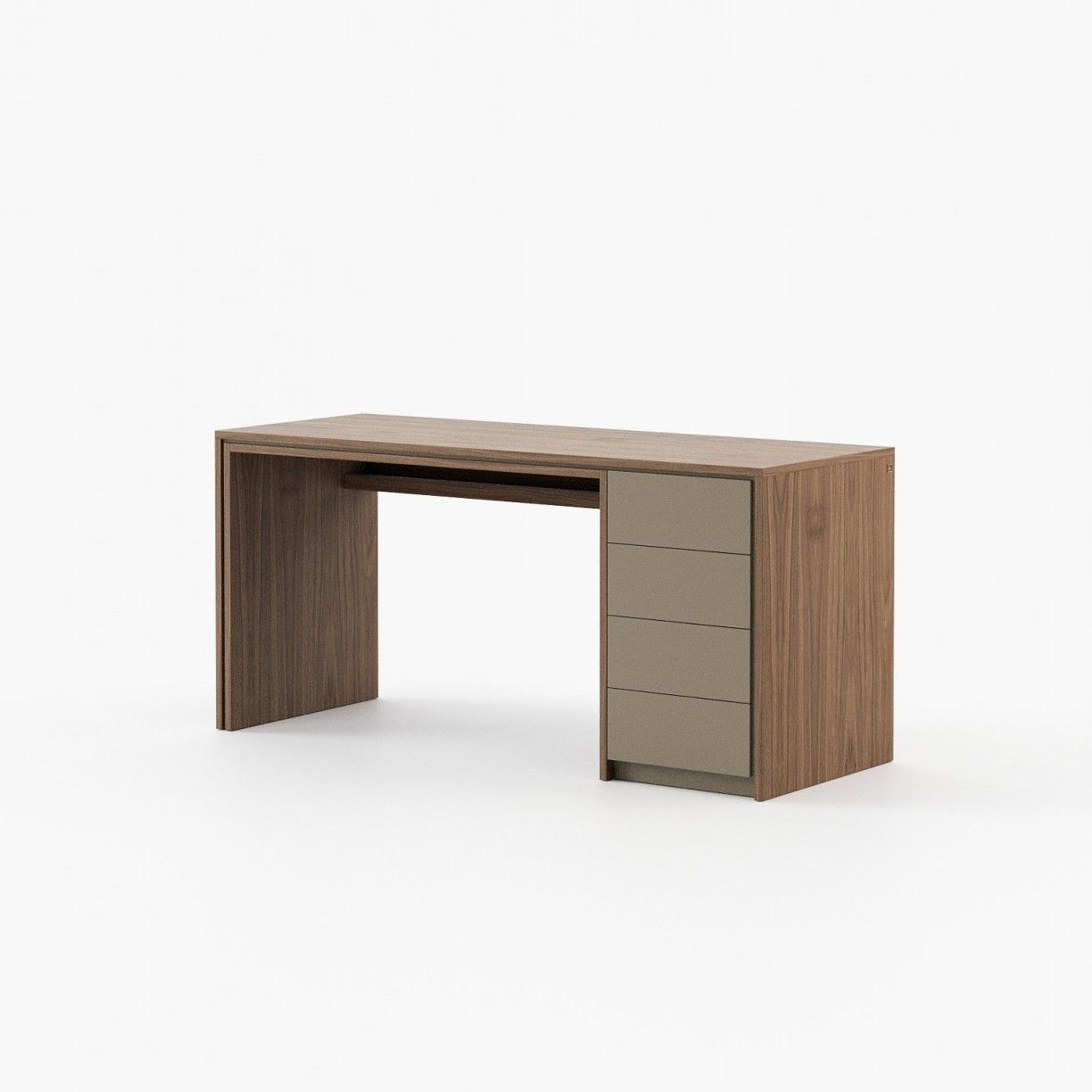 Laskasas CAPE Desk Walnut Veneer Matte - Araco Interiors