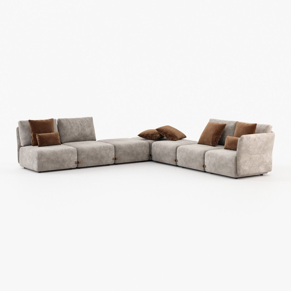 Laskasas CASABLANCA arm module Sofa Dom Pearl - Araco Interiors