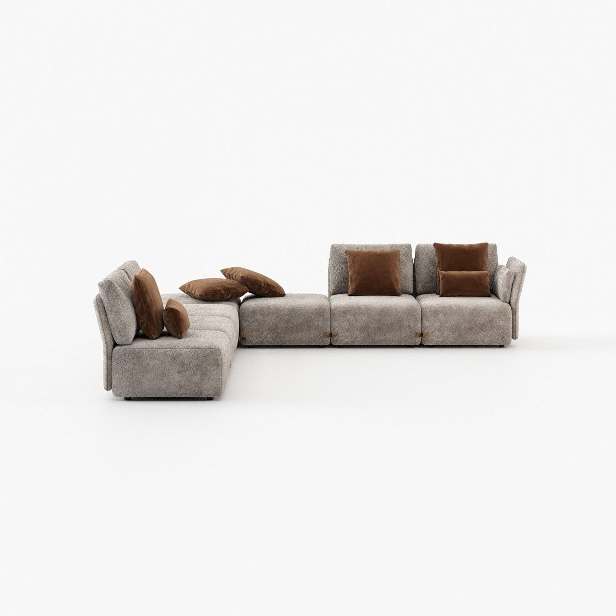 Laskasas CASABLANCA arm module Sofa Dom Pearl - Araco Interiors