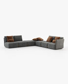 Laskasas CASABLANCA arm module Sofa Piera Anthracite - Araco Interiors