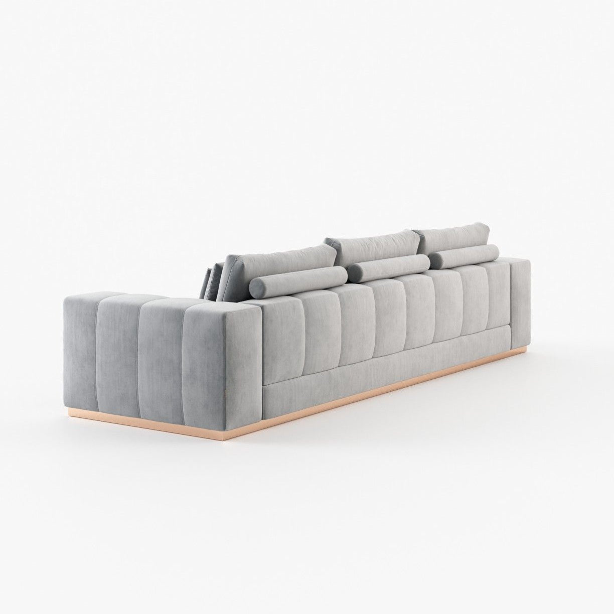 Laskasas CHARLIE 3 seater Sofa Vienna Light Grey - Araco Interiors