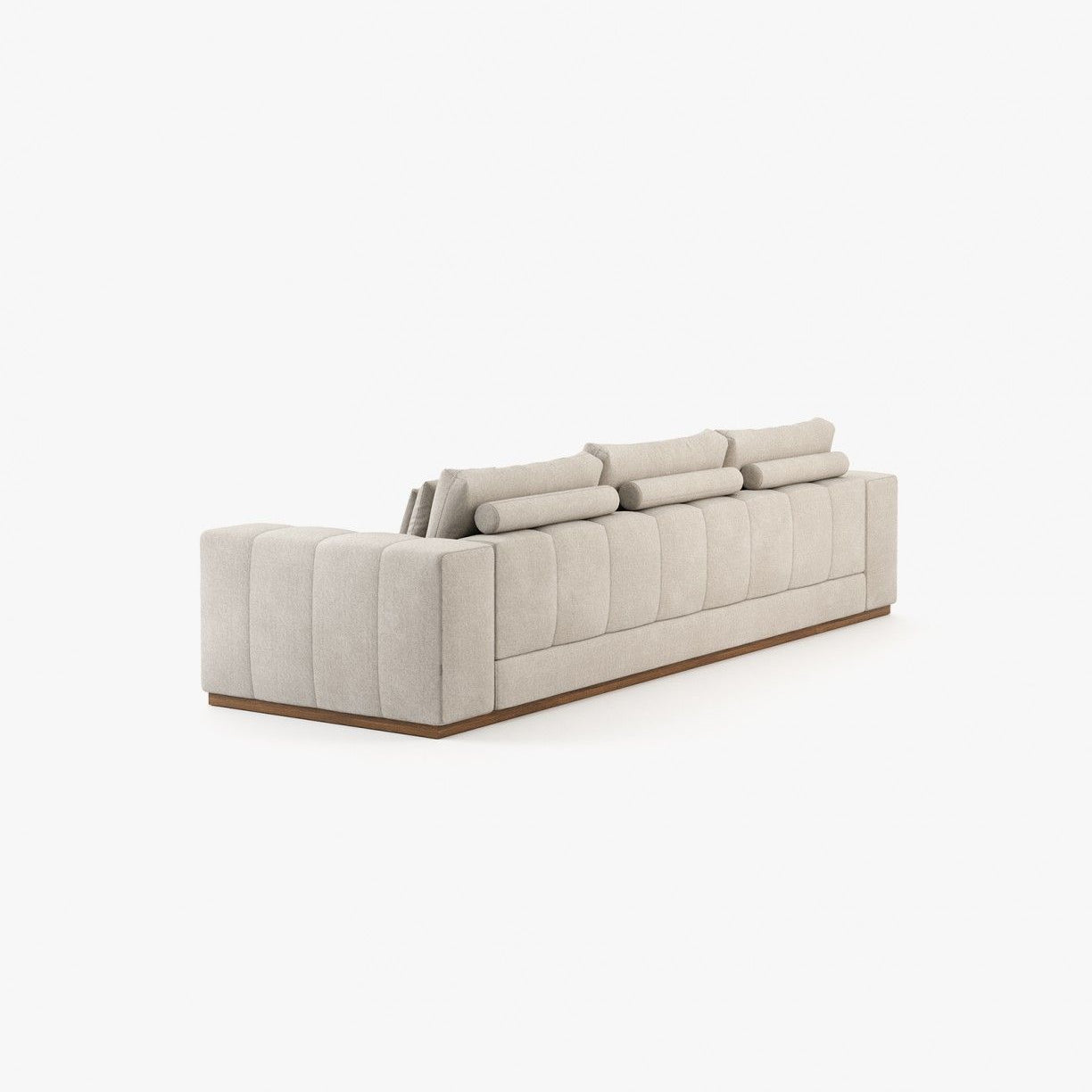 Laskasas CHARLIE 3 seater Sofa Xangai Sand - Araco Interiors