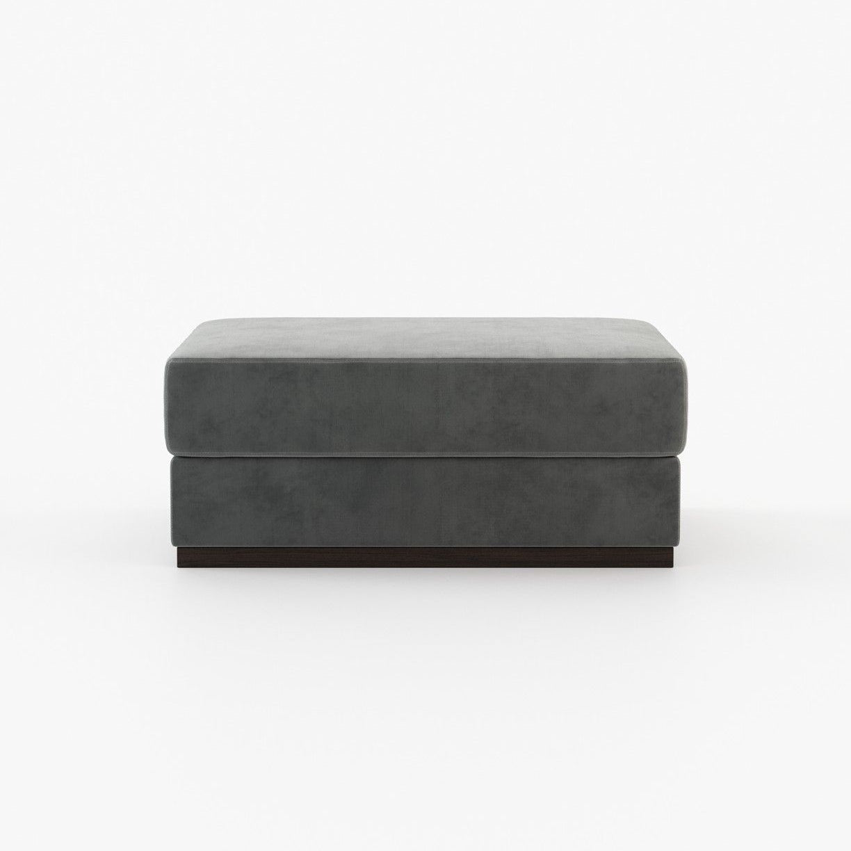 Laskasas CHARLIE Footstool & Pouf Vienna Anthracite - Araco Interiors