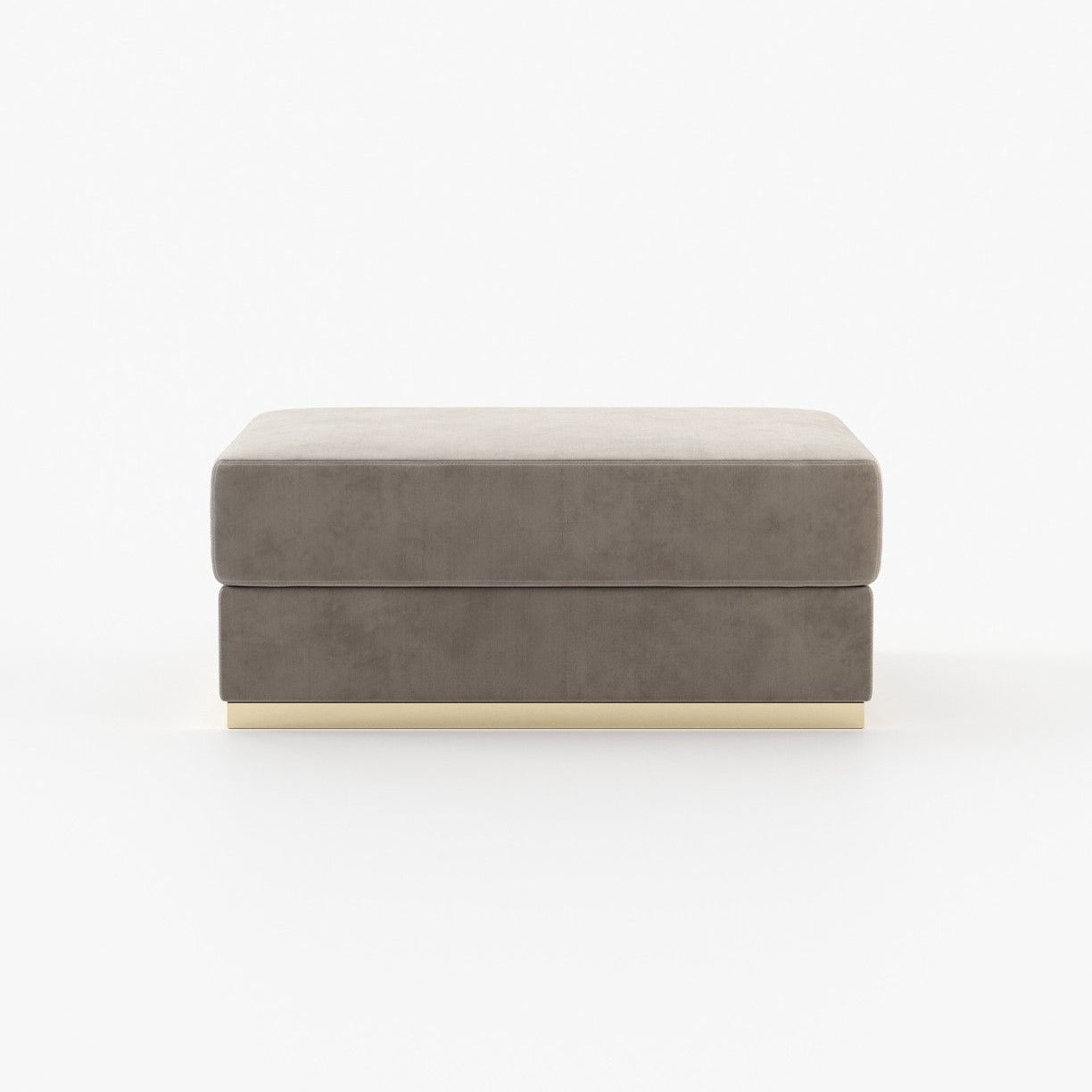 Laskasas CHARLIE Footstool & Pouf Vienna Khaki - Araco Interiors