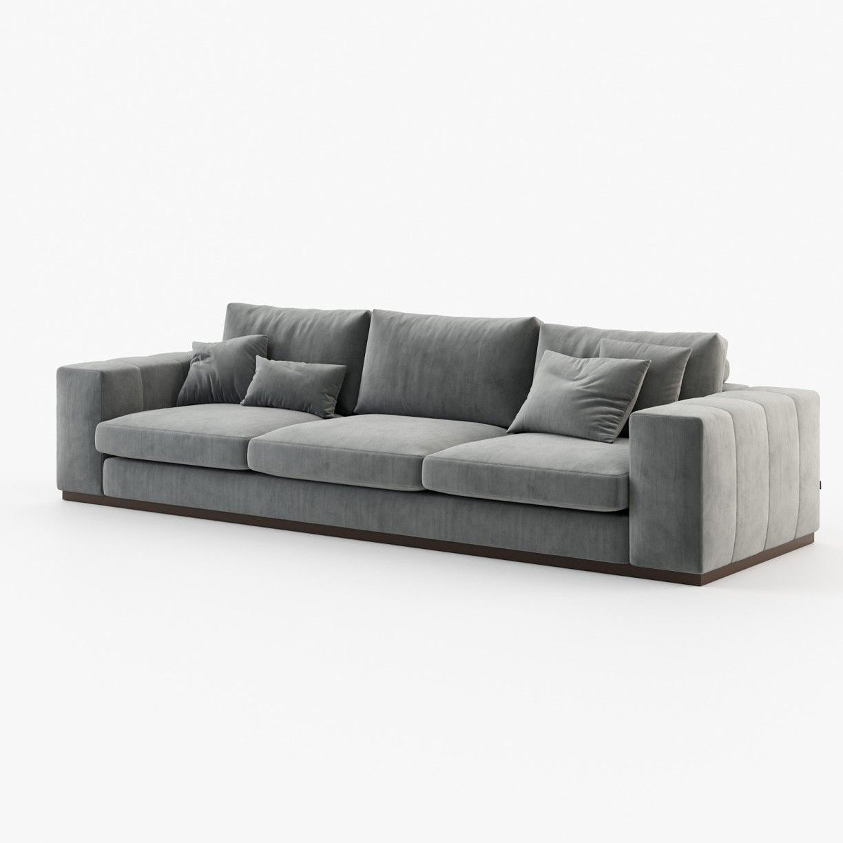 Laskasas CHARLIE with chaiselongue Sofa Vienna Anthracite - Araco Interiors