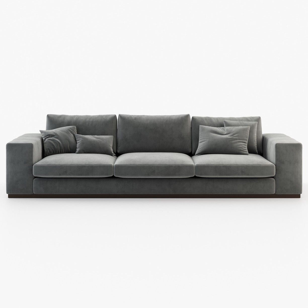 Laskasas CHARLIE with chaiselongue Sofa Vienna Anthracite - Araco Interiors
