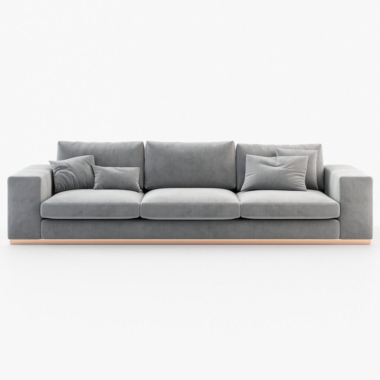 Laskasas CHARLIE with chaiselongue Sofa Vienna Light Grey - Araco Interiors