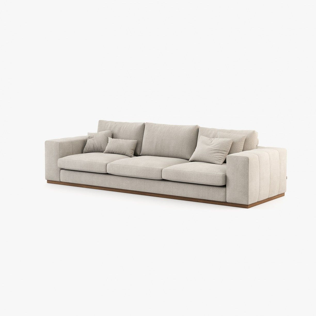 Laskasas CHARLIE with chaiselongue Sofa Xangai Sand - Araco Interiors