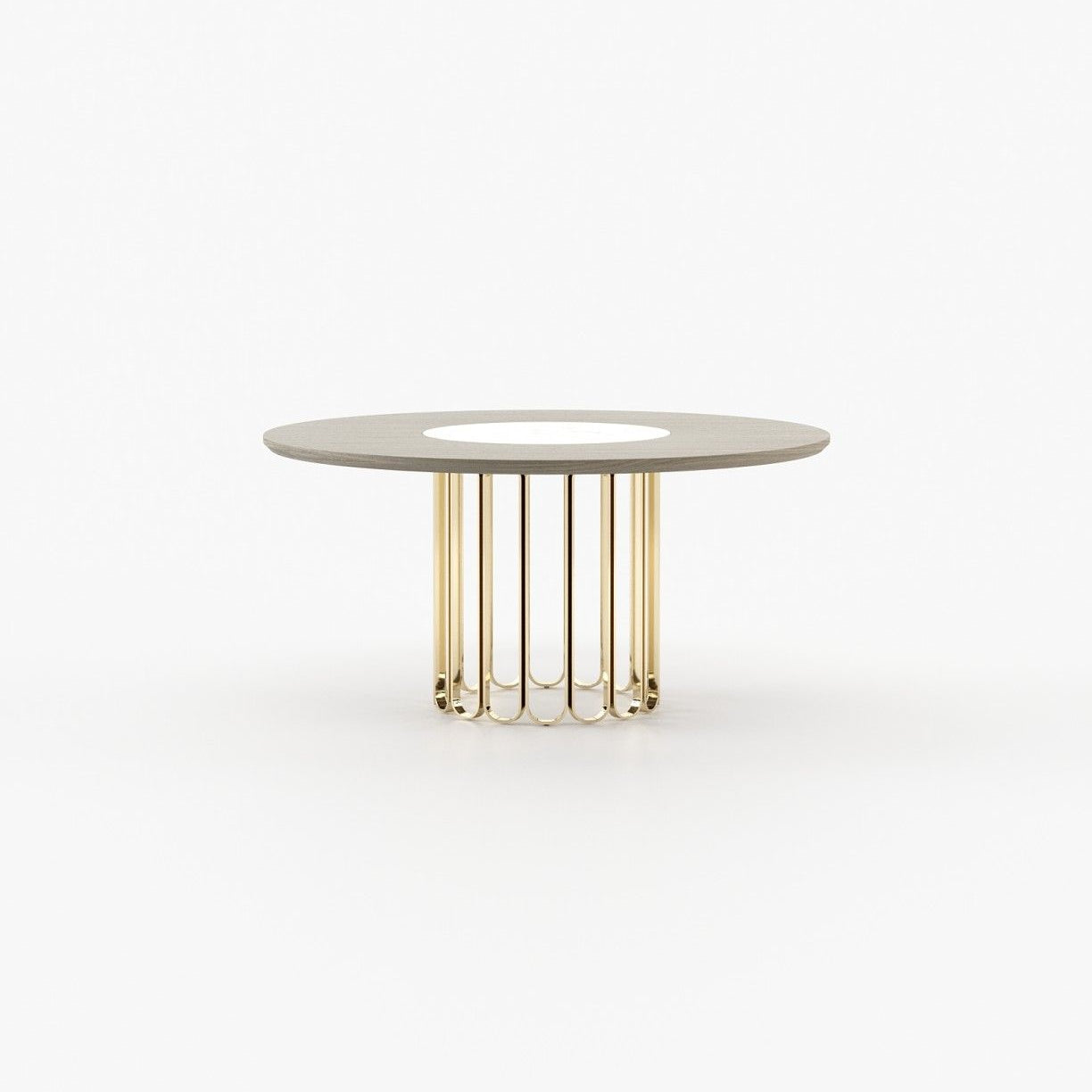 Laskasas CHERYL Dining & Bar Table Aged Oak Veneer Matte - Araco Interiors