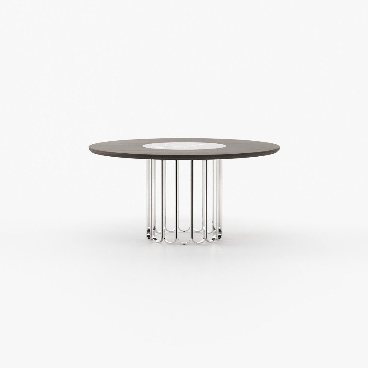 Laskasas CHERYL Dining & Bar Table Smoked Eucalyptus Veneer Matte - Araco Interiors