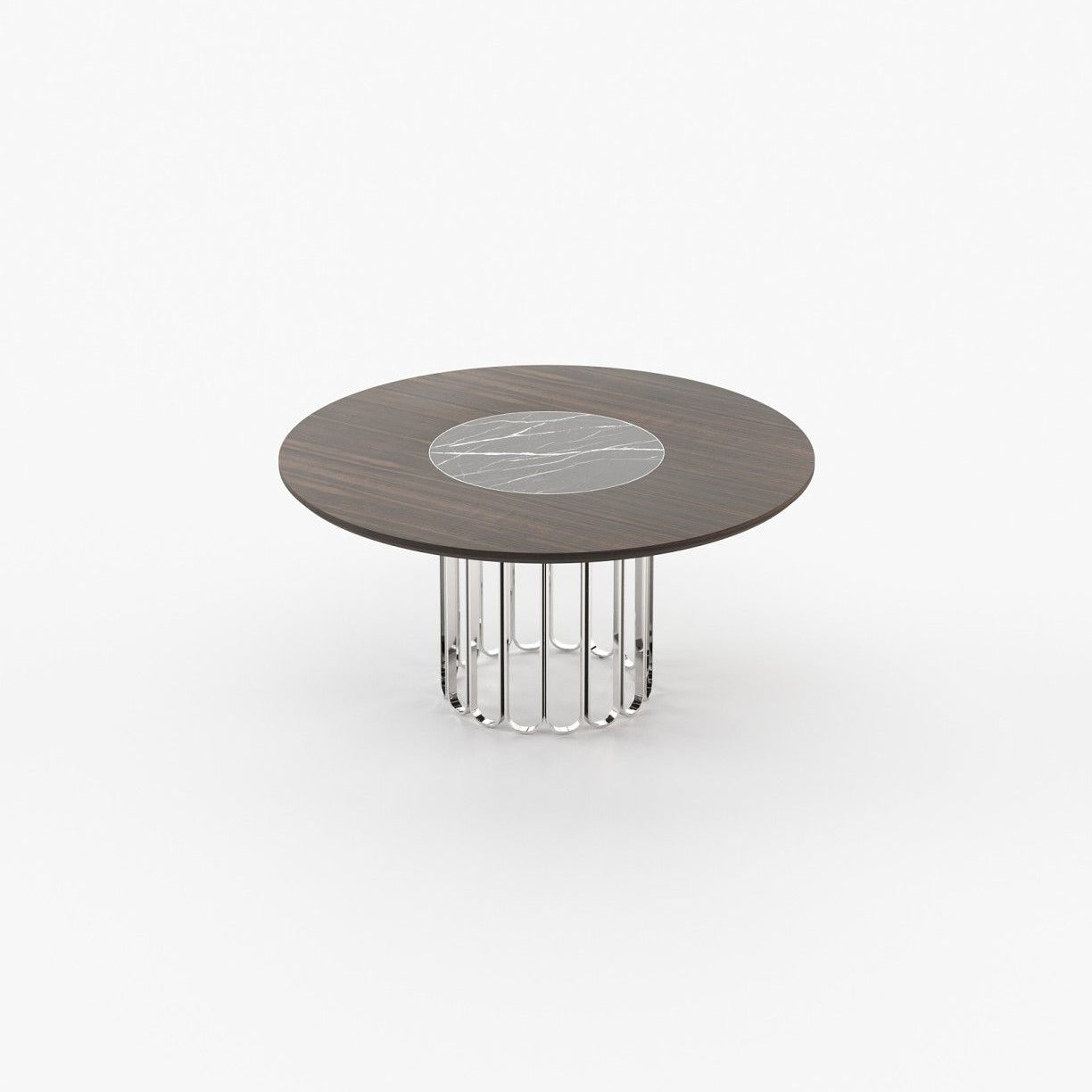 Laskasas CHERYL Dining & Bar Table Smoked Eucalyptus Veneer Matte - Araco Interiors