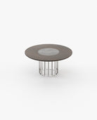 Laskasas CHERYL Dining & Bar Table Smoked Eucalyptus Veneer Matte - Araco Interiors