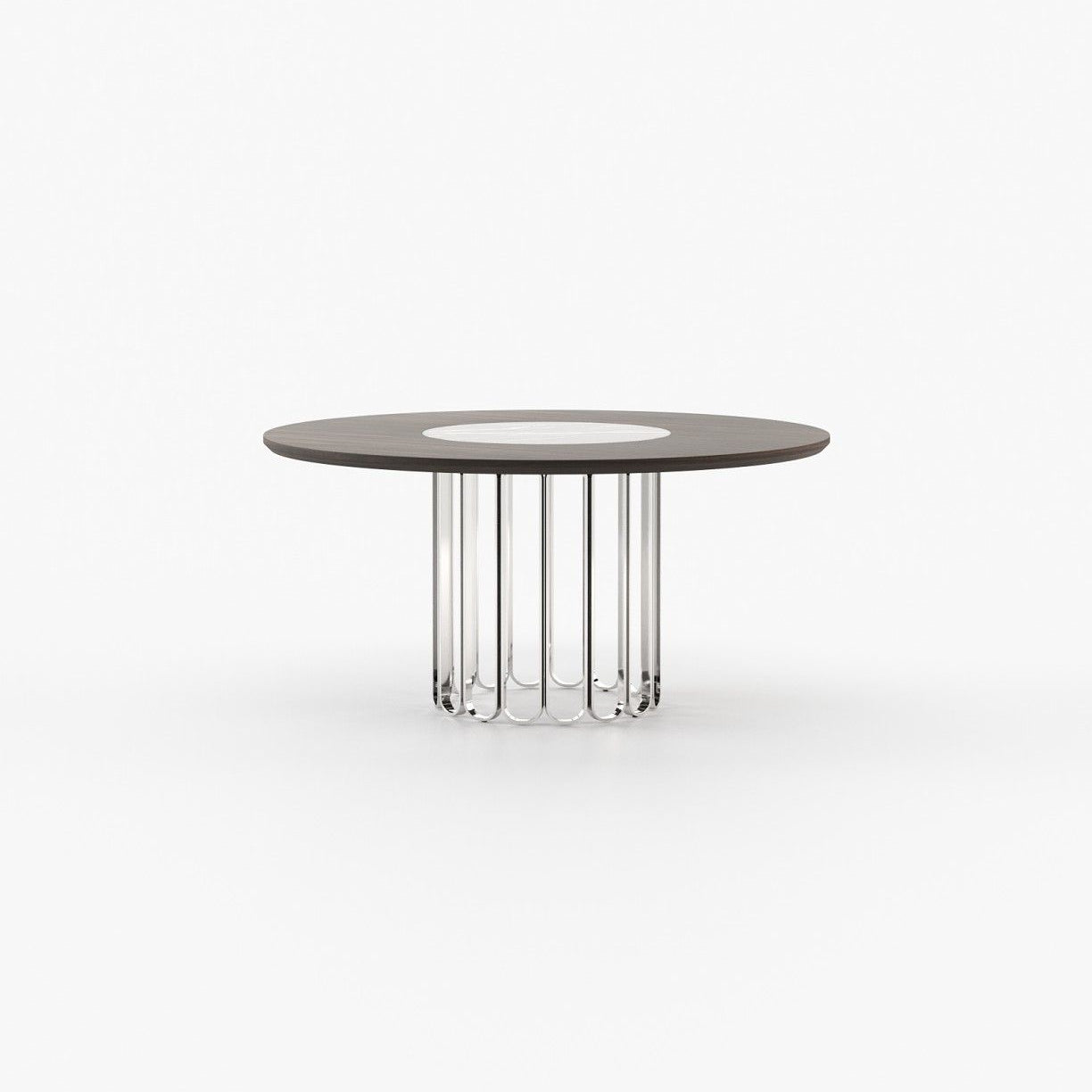 Laskasas CHERYL Dining & Bar Table Smoked Eucalyptus Veneer Matte - Araco Interiors