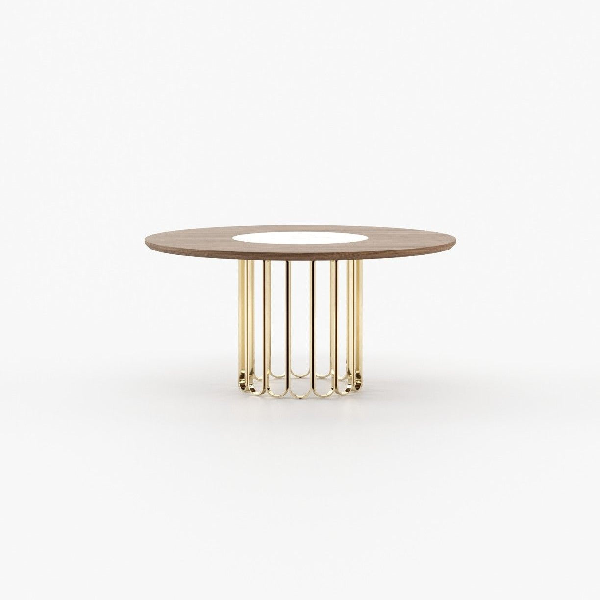 Laskasas CHERYL Dining & Bar Table Walnut Veneer Matte - Araco Interiors