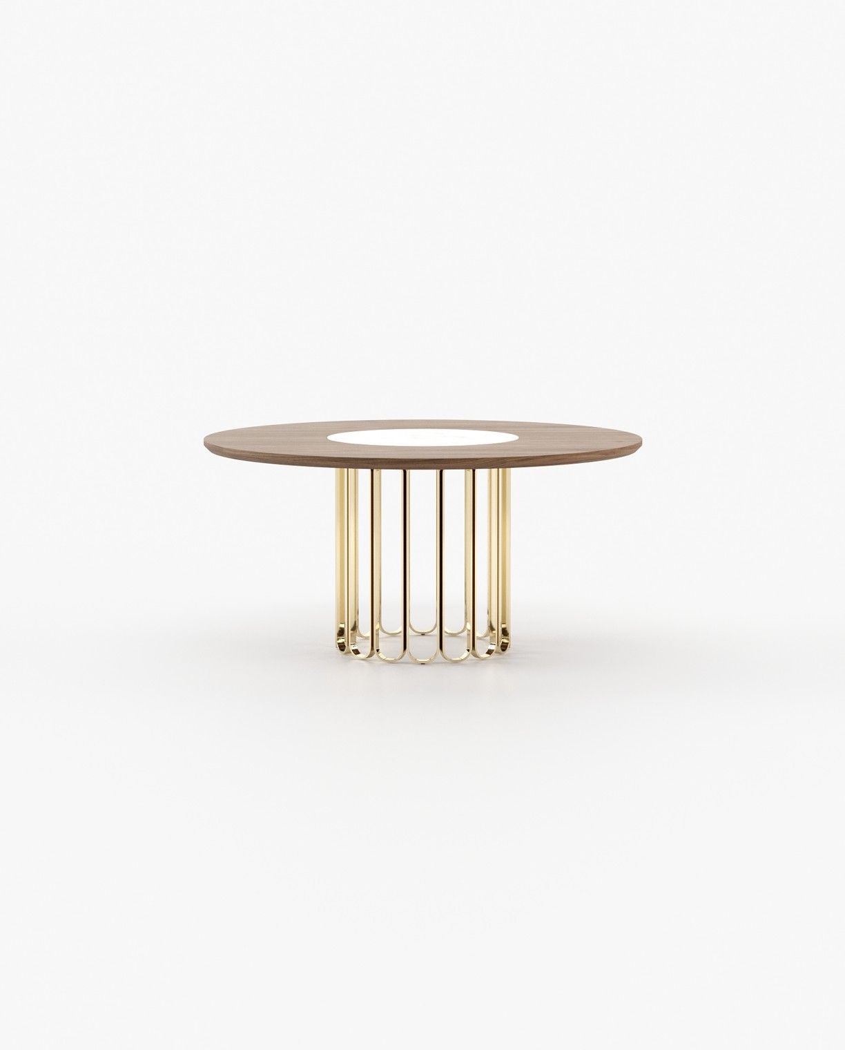 Laskasas CHERYL Dining & Bar Table Walnut Veneer Matte - Araco Interiors
