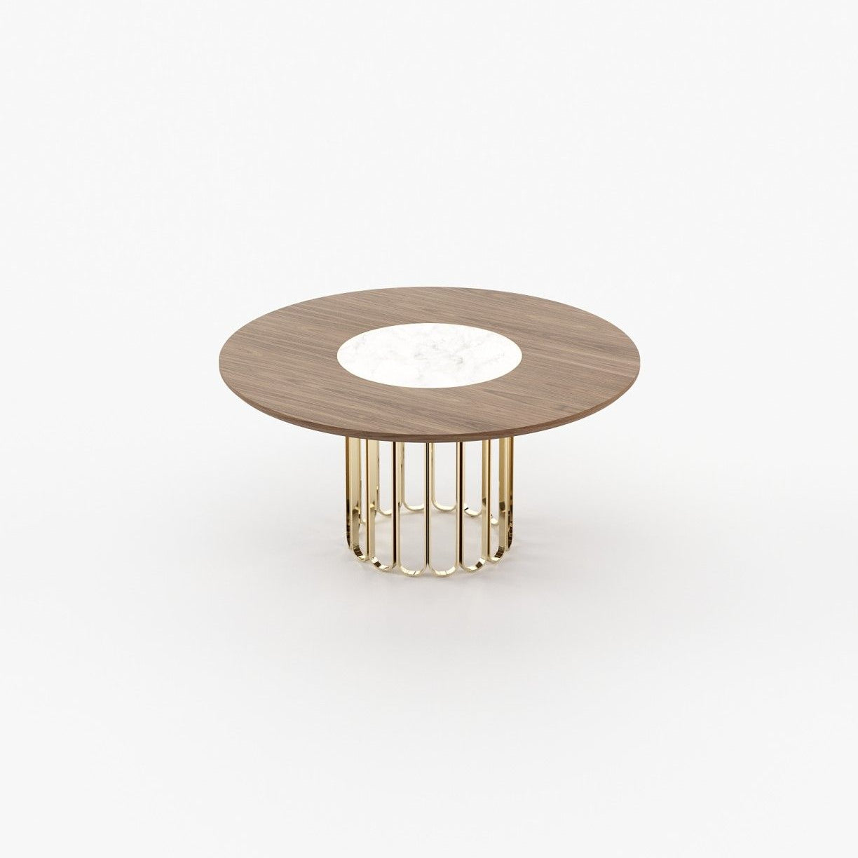 Laskasas CHERYL Dining & Bar Table Walnut Veneer Matte - Araco Interiors