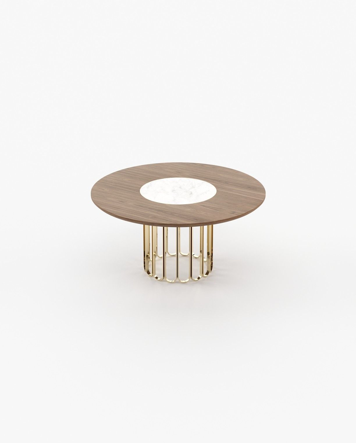 Laskasas CHERYL Dining & Bar Table Walnut Veneer Matte - Araco Interiors