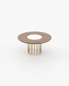 Laskasas CHERYL Dining & Bar Table Walnut Veneer Matte - Araco Interiors