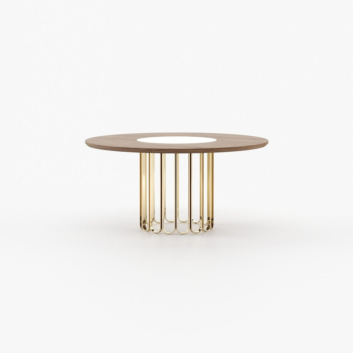 Laskasas CHERYL Dining & Bar Table Walnut Veneer Matte - Araco Interiors