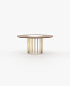 Laskasas CHERYL Dining & Bar Table Walnut Veneer Matte - Araco Interiors