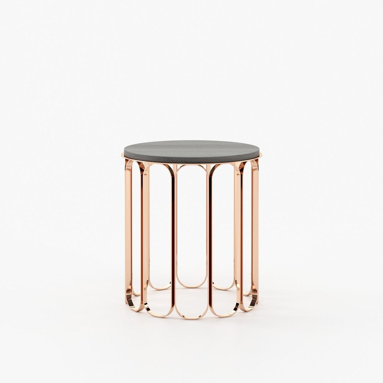 Laskasas CHERYL Nest & Side Table Grey Eucalyptus Veneer Matte - Araco Interiors