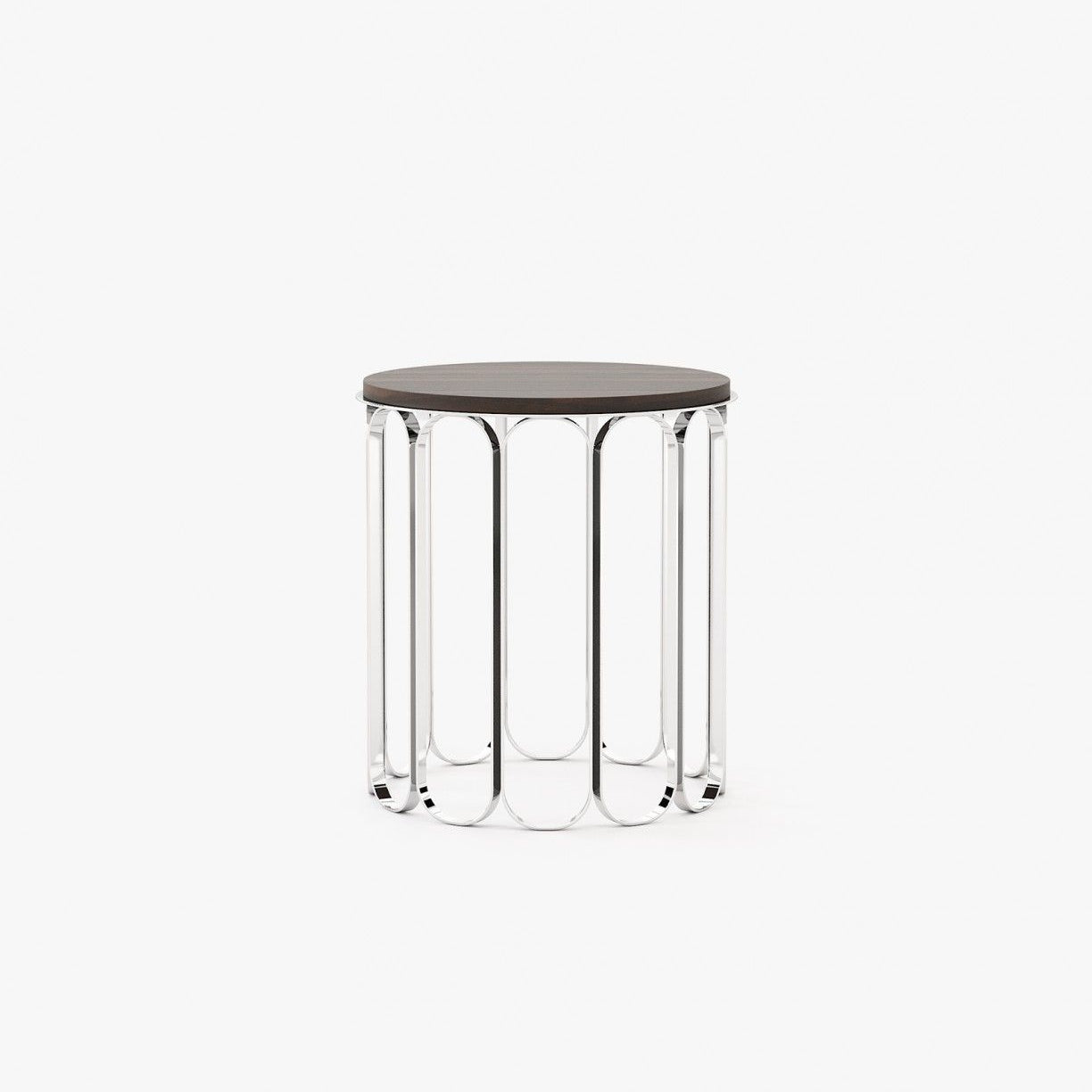 Laskasas CHERYL Nest & Side Table Smoked Eucalyptus Veneer Matte - Araco Interiors